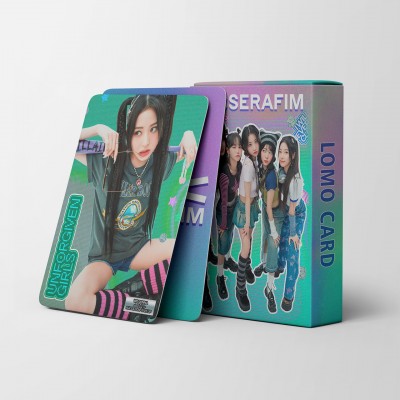 Ломо Карти Lomo Card Le Sserafim Unforgiven 50 штук